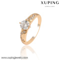 13959-Xuping Boa Quantidade Barato Preço Anel De Diamante Jóias, anéis de ouro 18k